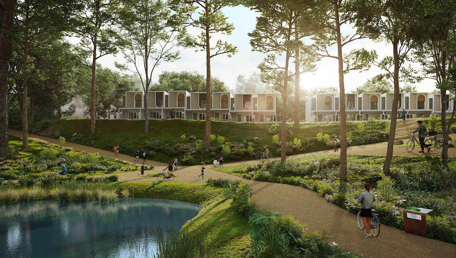 Ring Park pedestrian, cycling and jogging trails