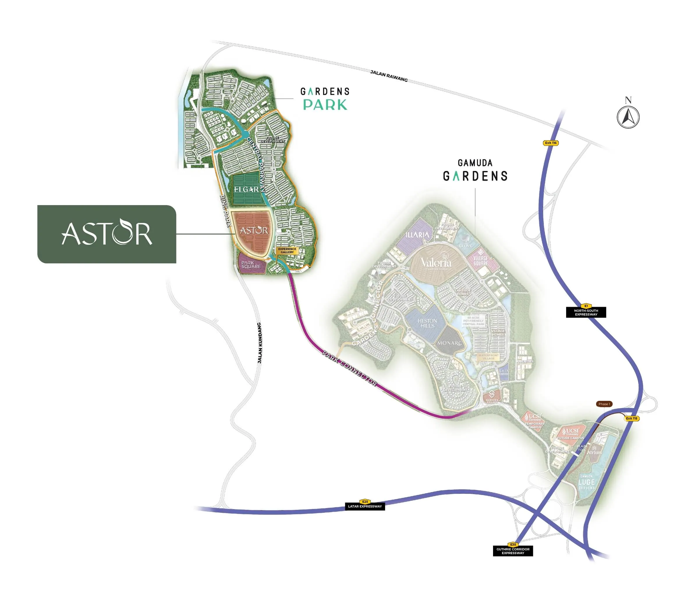 Astor masterplan