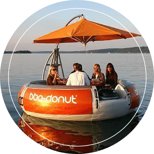 Donut Boat Ride