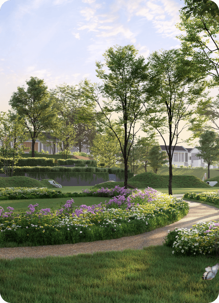 Gamuda Gardens thematic landscapes